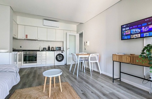 Costa Nova do Prado Apartamento | Apartamento 'Costa Nova Ocean View' con vistas al mar, Wi-Fi y aire acondicionado