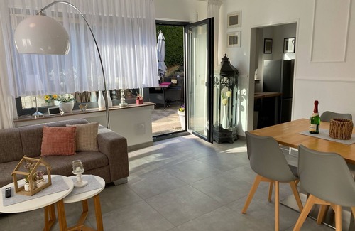 Niederlandenbeck Apartamento | Apartamento 'Riekes' con vistas a la montaña, terraza privada y Wi-Fi