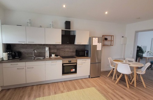 Oesterdeichstrich Apartamento | Apartment 'Rike' with Shared Terrace, Shared Garden and Wi-Fi