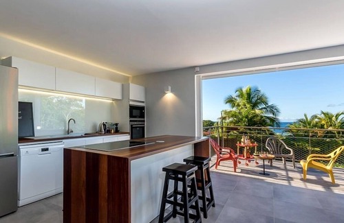 Tartane Apartamento | Apartamento-Royal-Habitación con desagüe-Vista a parte del mar-Piscine et Sal...