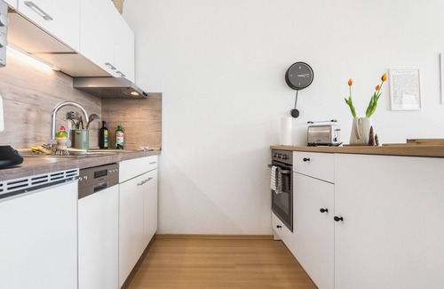 Mitte-Sud Apartamento | Apartamento 'Ruhiges Und Modernes Zuhause' con balcón y Wi-Fi