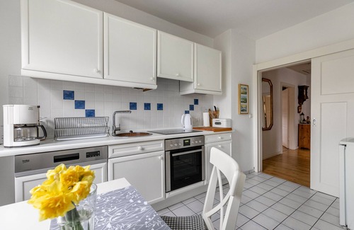 Gluecksburg Apartamento | Apartamento "Schwennautal" con jardín privado y Wi-Fi