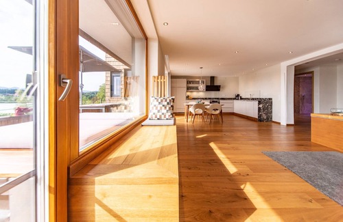 Pelham Apartamento | Apartamento "Seen-Sucht" con vistas al lago, jardín compartido y Wi-Fi