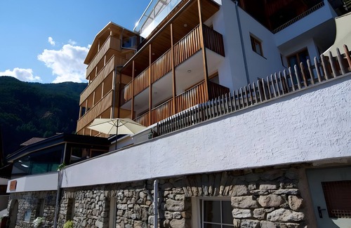 Burgusio Apartamento | Apartamento 'Sonnenaufgang 3' con vistas a la montaña, terraza compartida y Wi-Fi