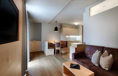 Burgusio Apartamento | Apartamento 'Sonnenaufgang 3' con vistas a la montaña, terraza compartida y Wi-Fi