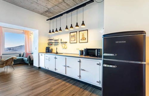 Obersalwey Apartamento | Apartamento 'Suiten Im Alten Berghotel Antonia' con vistas a la montaña, terraza compartida y Wi-Fi