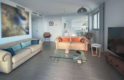 El Morche Apartamento | Apartamento "Sunset Duna Beach" con vistas al mar, Wi-Fi, balcón y terraza