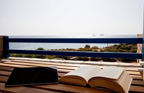 Logaras Apartamento | Apartamento 'The Cretan Double Room' con vistas al mar, Wi-Fi y aire acondicionado.