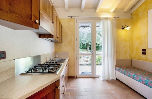 Soiano del Lago Apartamento | Apartamento 'Timo' con vistas al lago, Wi-Fi y aire acondicionado