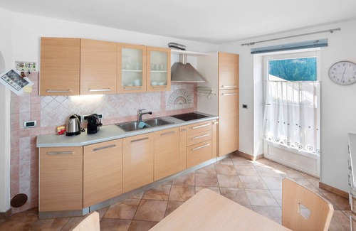 Vigo di Fassa Apartamento | Apartamento 'Vich' con vistas a la montaña, balcón y Wi-Fi