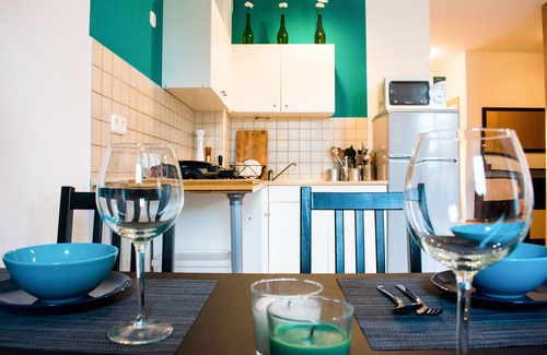 Ferencvaros Apartamento | Apartamento Viola en el interior del jardín