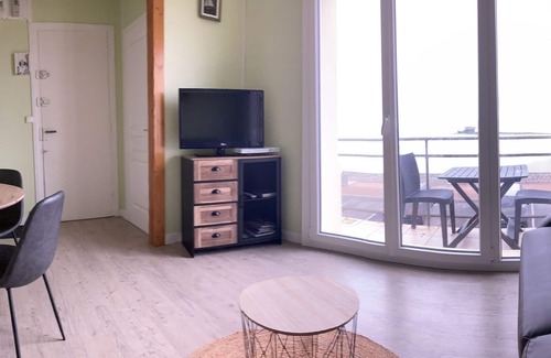 Le Portel Apartamento | Apartamento con balcón frente al mar para 4 personas.