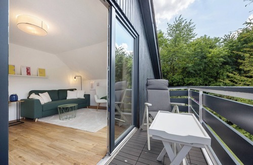 Hacklingen Apartamento | Apartamento con balcón y Wi-Fi