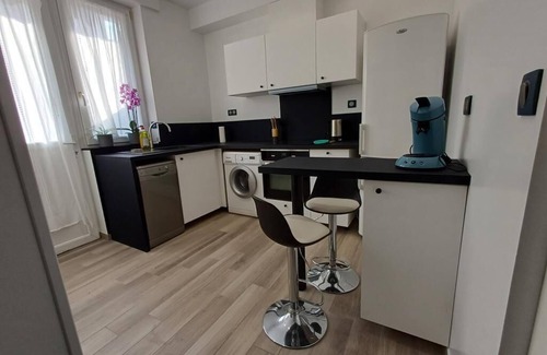 Dunkerque-Sud Apartamento | Apartment with garden - Near downtown and train station
