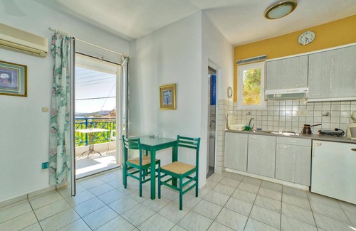 Kipri Apartamento | Apartamento 'Zefiros - Dusk Sea View' con vistas al mar, Wi-Fi y aire acondicionado.