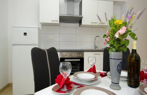 Orebic Apartamento | Apartamentos Vesela - Apartamento de un dormitorio con balcón y vistas al mar