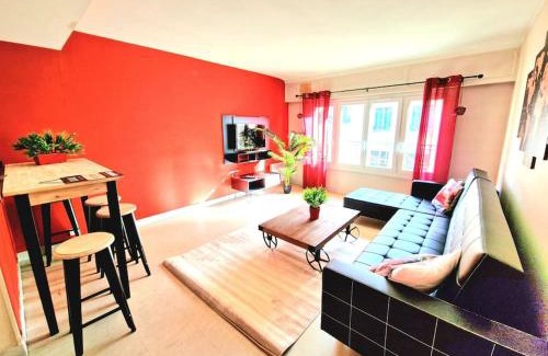 Evreux Apartamento | App 5 - T3 Hyper Centre Lumineux et Calme 5min Gare