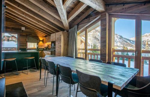 Val-d'Isere Apartamento | Appart luxueux avec cheminée, proche des pistes, WiFi, 10 pers - FR-1-694-90
