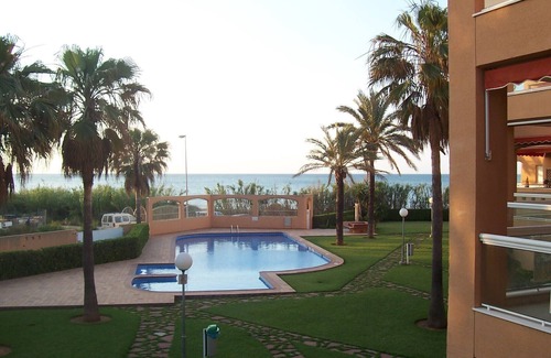 Denia Apartamento | Promo. Appart en residuo del stand 1ª línea jardín a nivel del mar 4/6 pers terrass