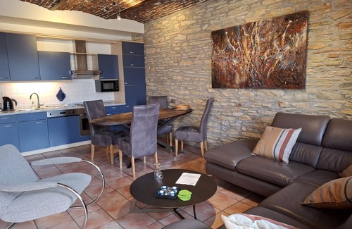 The Ardennes Apartamento | Apartamento-Grande-Baño privado con bañera-Vista al patio