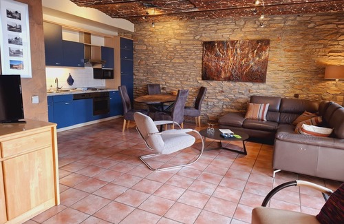 The Ardennes Apartamento | Apartamento-Grande-Baño privado con bañera-Vista al patio