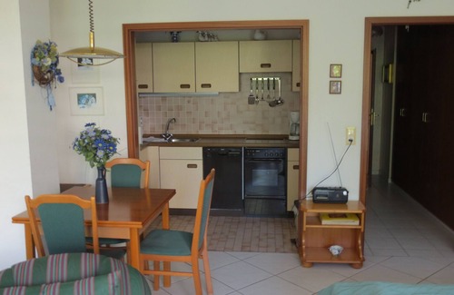 Timmendorfer Strand Apartamento | Apartamento-Económico-Baño privado-Vista a parte del mar