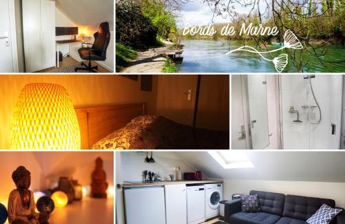Neuilly-Plaisance Apartamento | Appartement 2 pièces "Le Cocon Urbain" - Rénové et Cosy - Proche Paris & Disneyland