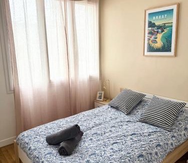 Downtown Apartamento | Appartement avec chambre séparée Brest centre ville