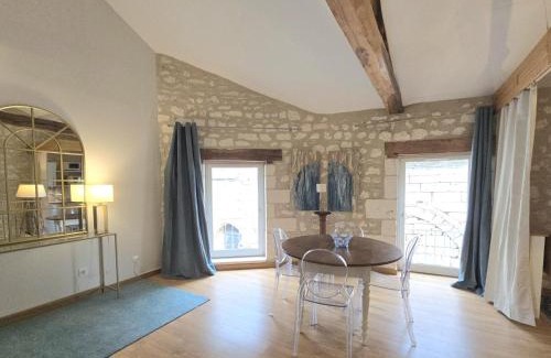 Brantome-en-Perigord Apartamento | Appartement confortable au cœur de Brantôme, terrasse privée - FR-1-616-487