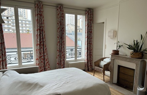 Amerique Apartamento | Appartement Familial 4 Chambres au Calme Avec Jardin Près des Buttes Chaumont
