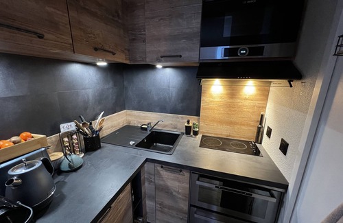 La Mongie Apartamento | Appartement 6 Personnes, 1 Chambres Avec vue sur les Pistes de Lamongie