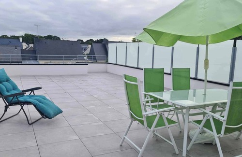 Riantec Apartamento | Appartement Neuf Pres DE LA MER Proche Commodites Avec Grande Terrasse