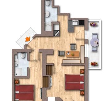 Zell am Ziller Apartamento | Appartement Schneeberger