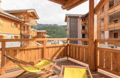 Montgenevre Apartamento | Appartement Ski aux Pieds, 6 Pers, Montgenèvre – Terrasse et Confort - FR-1-330D-67