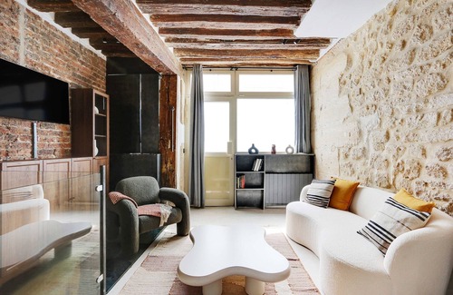 Quartier Sainte-Avoye Apartamento | Appartement Spacieux - 3br/6p - Marais