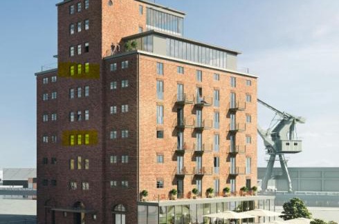 Wismar Apartamento | Appartment Ferienwohnung mit großer Terrasse Ohlerich Speicher Wismar