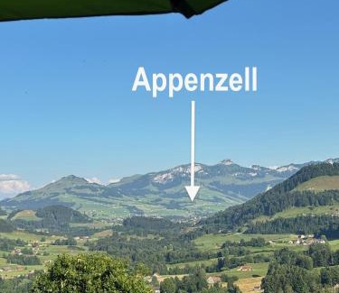 Stein Apartamento | Appenzellerland, 2 Zimmer Ferienwohnung mit Aussicht