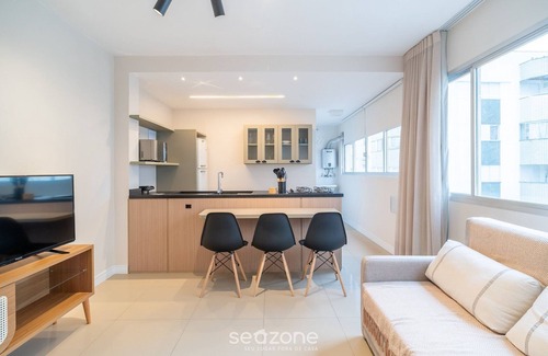 Centro Apartamento | Apto 1Q and Self Check-in 400m from Beira Mar BMC1008