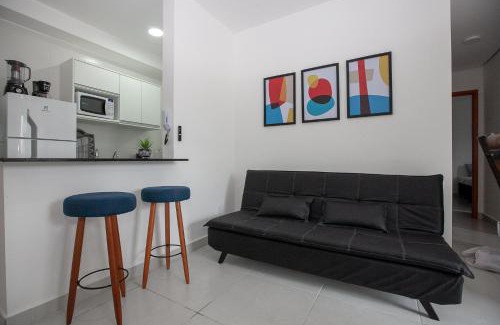 Estufa II Apartamento | Apto 3 Dorms, 1 Suíte, JP2 Home Resort Ubatuba - Churrasqueira Gourmet, Ar Condicionado, Piscinas, Sauna e Salão de Jogos