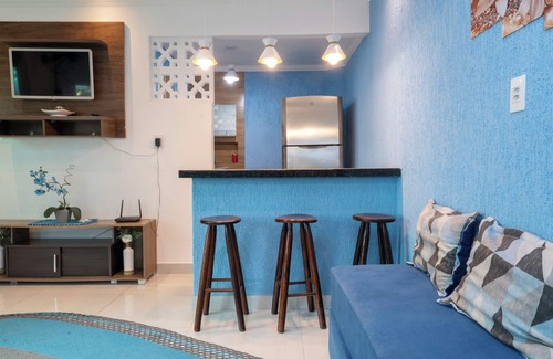 Rio das Ostras Apartamento | Apto com Wi-fi a 950m da Praia da Tartaruga