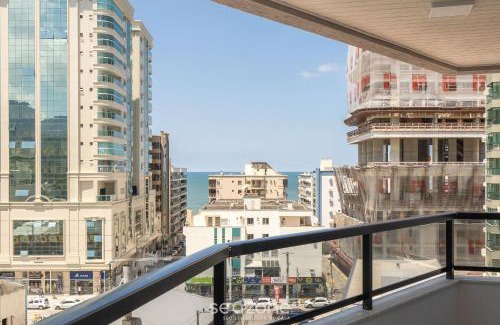 Centro Apartamento | Apto vista mar c/churrasq. em Itapema GBL601