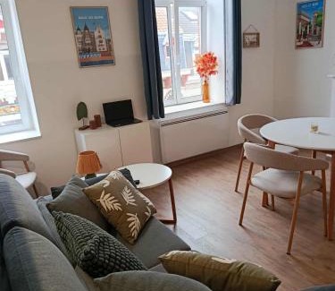 Malo-les-Bains Apartamento | AQUAE MARE Top Secteur plage Malo Dunkerque, capacité 2 ou famille à 4 personnes