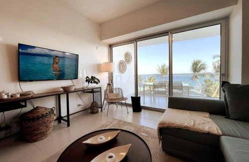 Juan Dolio - El Pueblo Apartamento | Aquarella Beachfront 2BR Sunset Juan Dolio