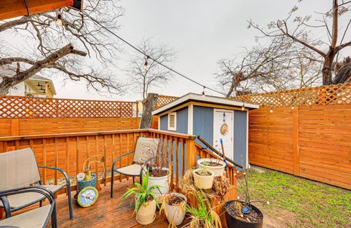 Nevada Street Casa | Artsy Bungalow with Yard in Dtwn San Antonio