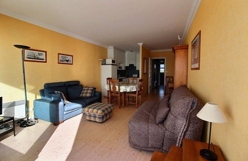 Hardelot-Plage Apartamento | ASTROLABE K5 : Seafront accommodation with balcony, 1 bedroom, for 4 people in HARDELOT PLAGE