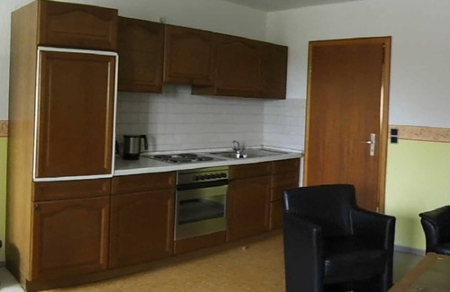 Pahlen Apartamento | Apartamento con una cama doble y una litera. - El hombre de hielo