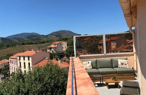 Banyuls-sur-Mer Apartamento | Attique à Banyuls - vue mer et montagne