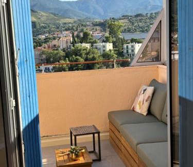 Banyuls-sur-Mer Apartamento | Attique à Banyuls - vue mer et montagne