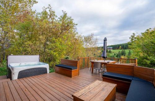 Sainte-Melanie Casa | Au Chic Chalet des Chutes Chic Cottage