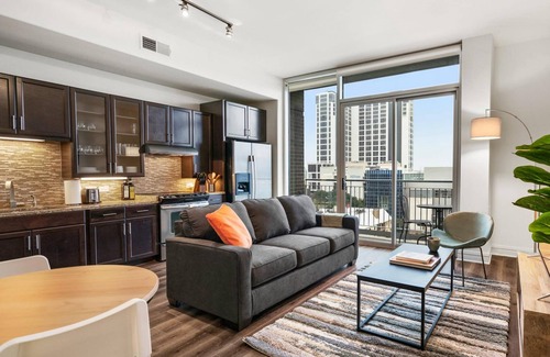 Waller Creek District Apartamento | Austin Modern 1BD 1BA Apartment